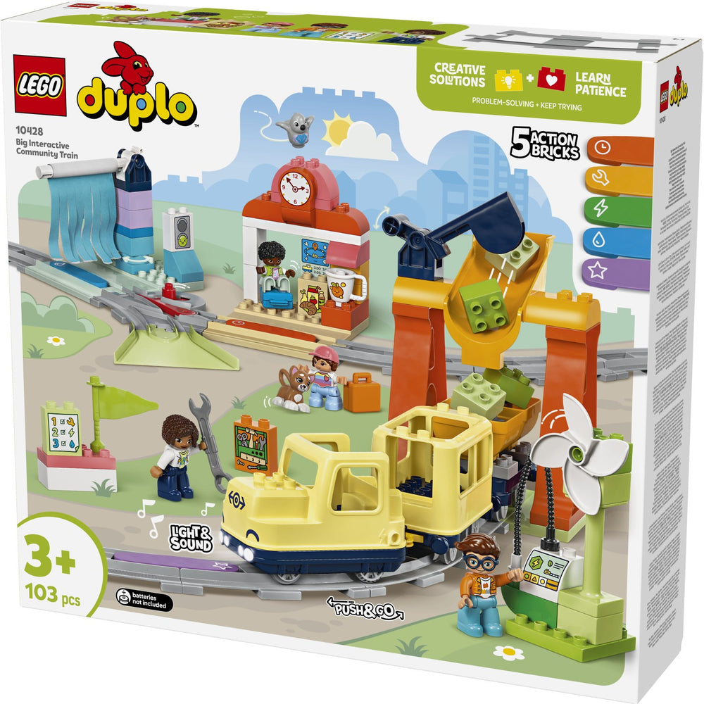 Køb LEGO® DUPLO Town - Stort Interaktivt Lokalbanetog 10428