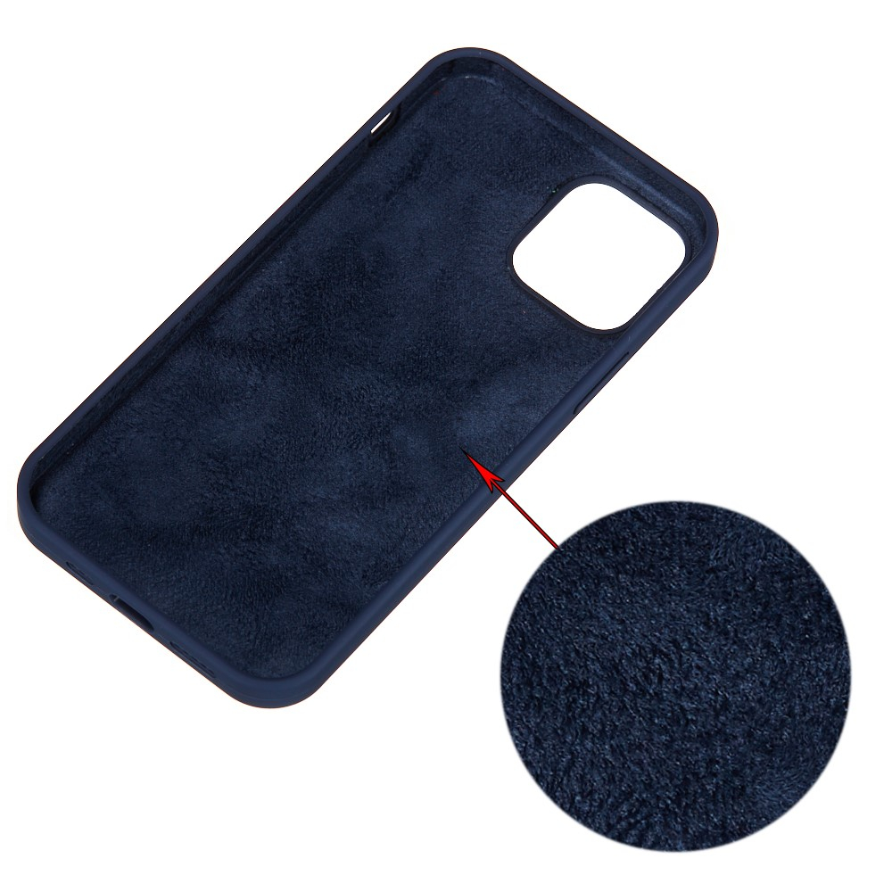 iPhone 13 Pro Silikon Case Hülle - Dunkelblau