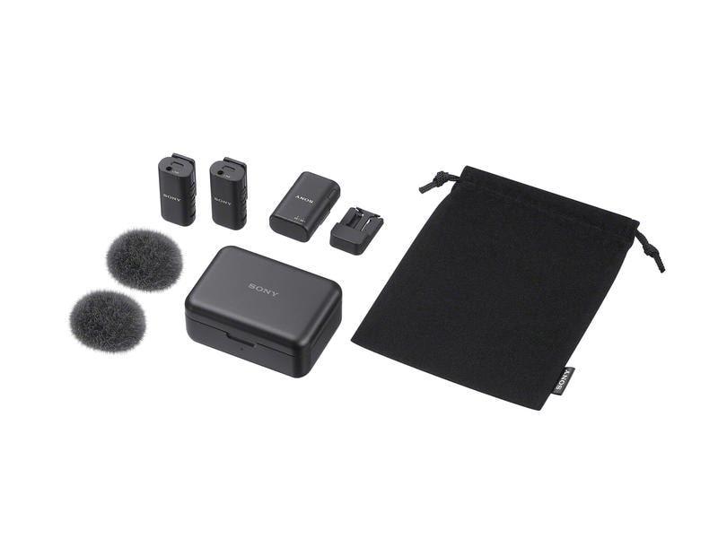 Sony Mikrofon ECM W3 Kabelloses Zwei-Kanal-Mikrofon für hochwertige digitale Aufnahmen