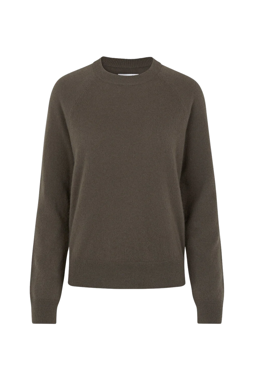 Samsøe Samsøe  Boston o-neck striktrøje - Major Brown