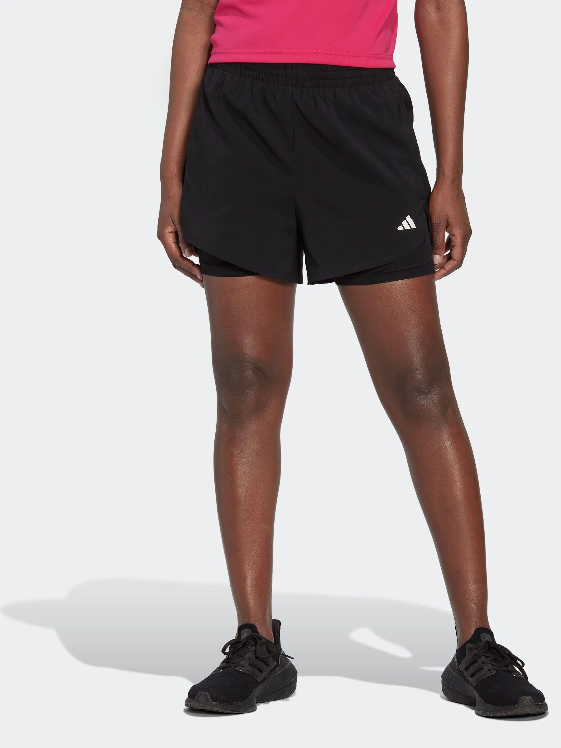 Zwart - adidas Minimal 2-In-1 Shorts