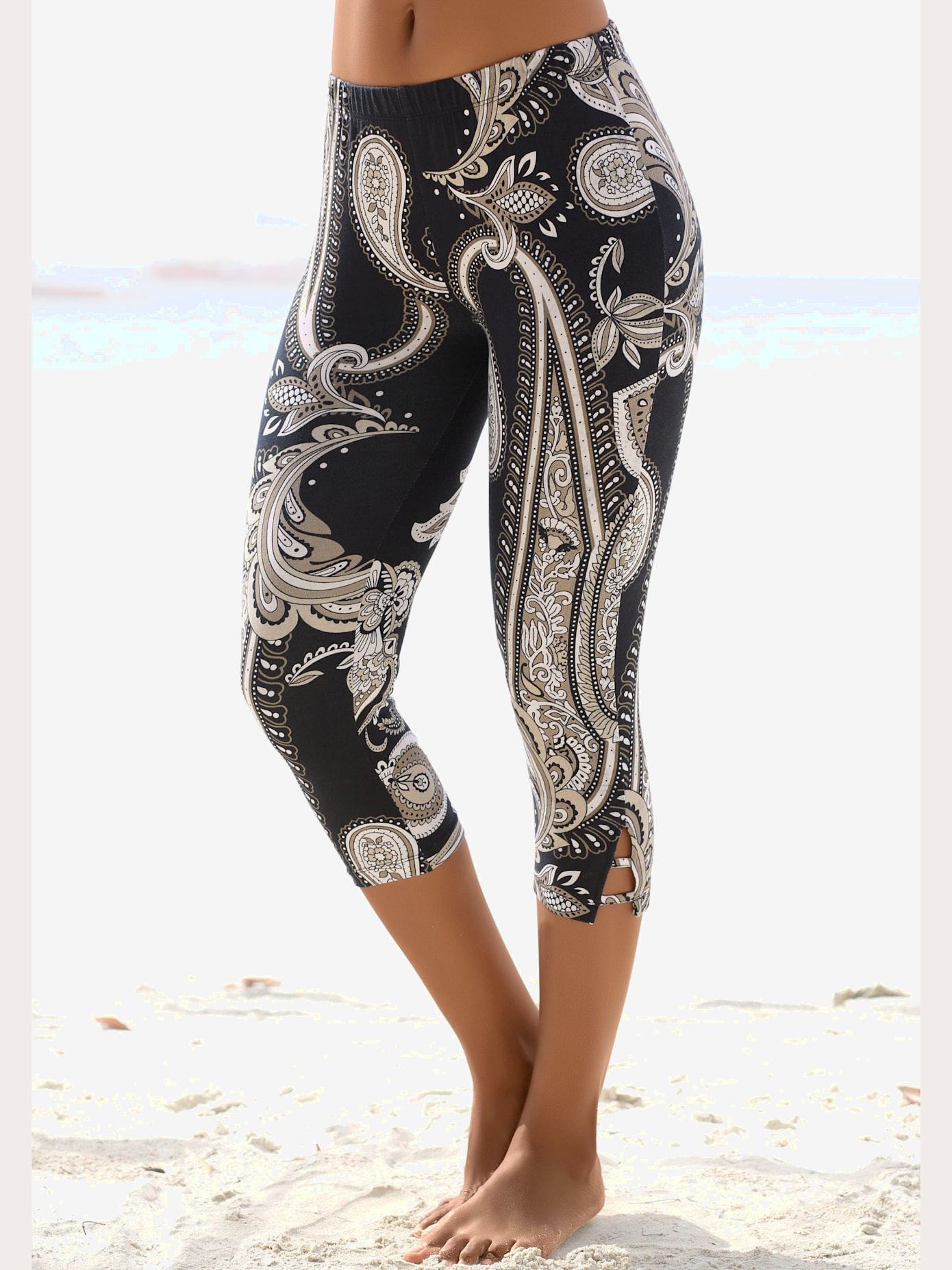 Legging corsaire legging en jersey à motif paisley