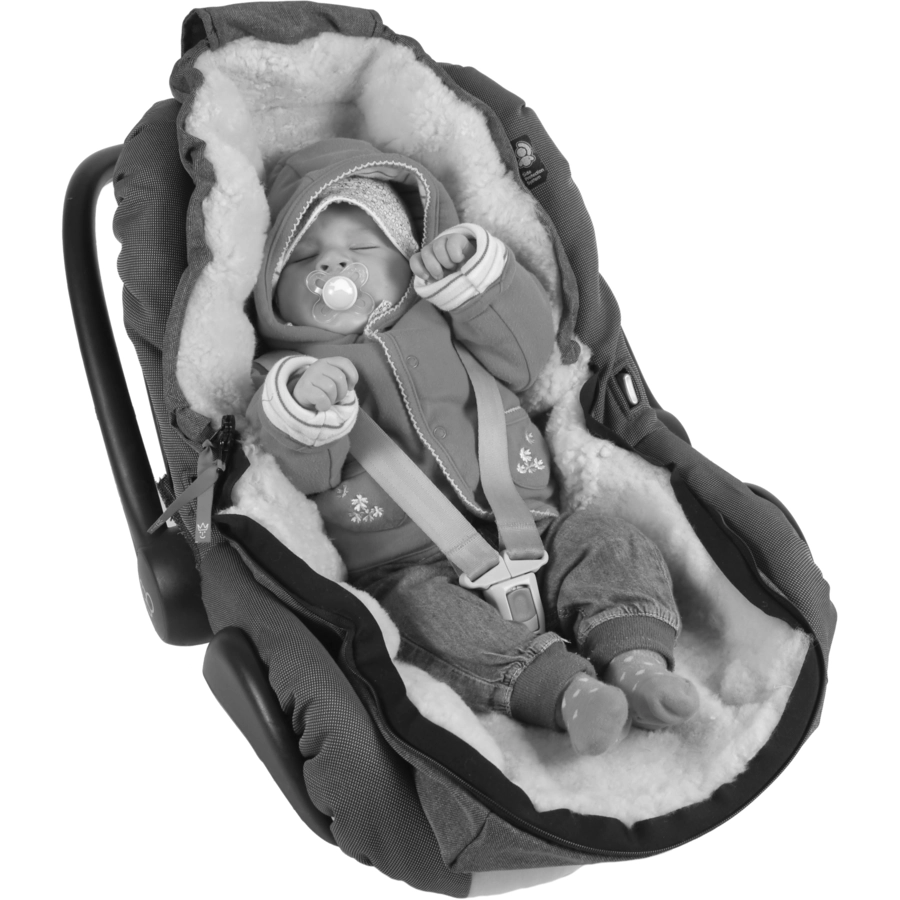 KAISER Winterfußsack Emma denim light grey