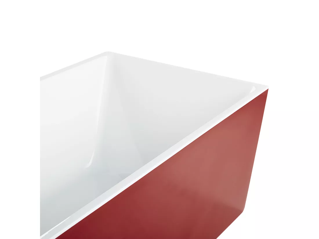 Baignoire îlot rouge 170 x 81 cm RIOS
