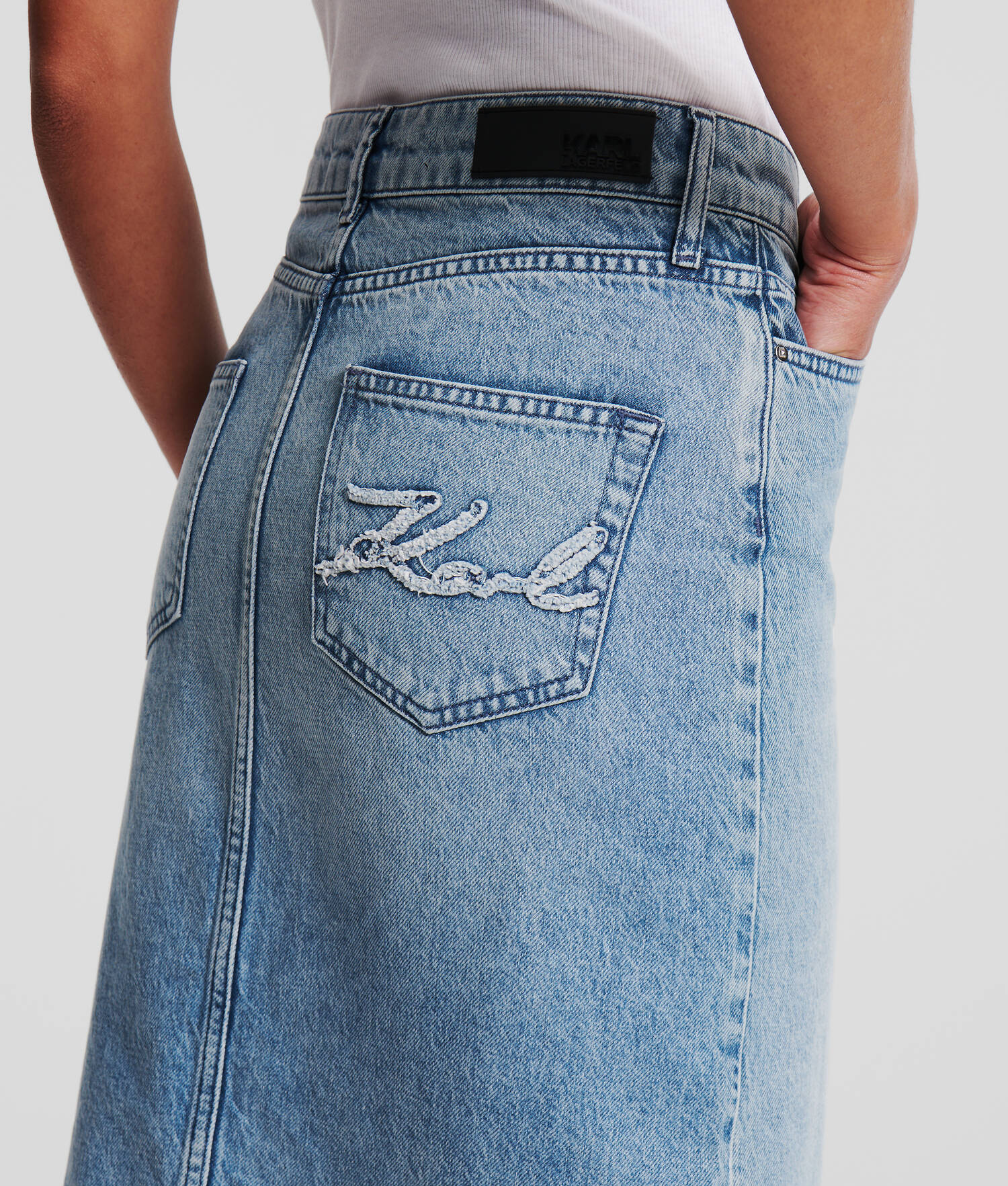 JUPE MAXI EN JEAN