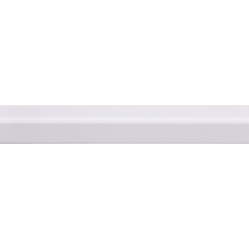 Hoeklat MDF wit folie 21x21 mm 260 cm