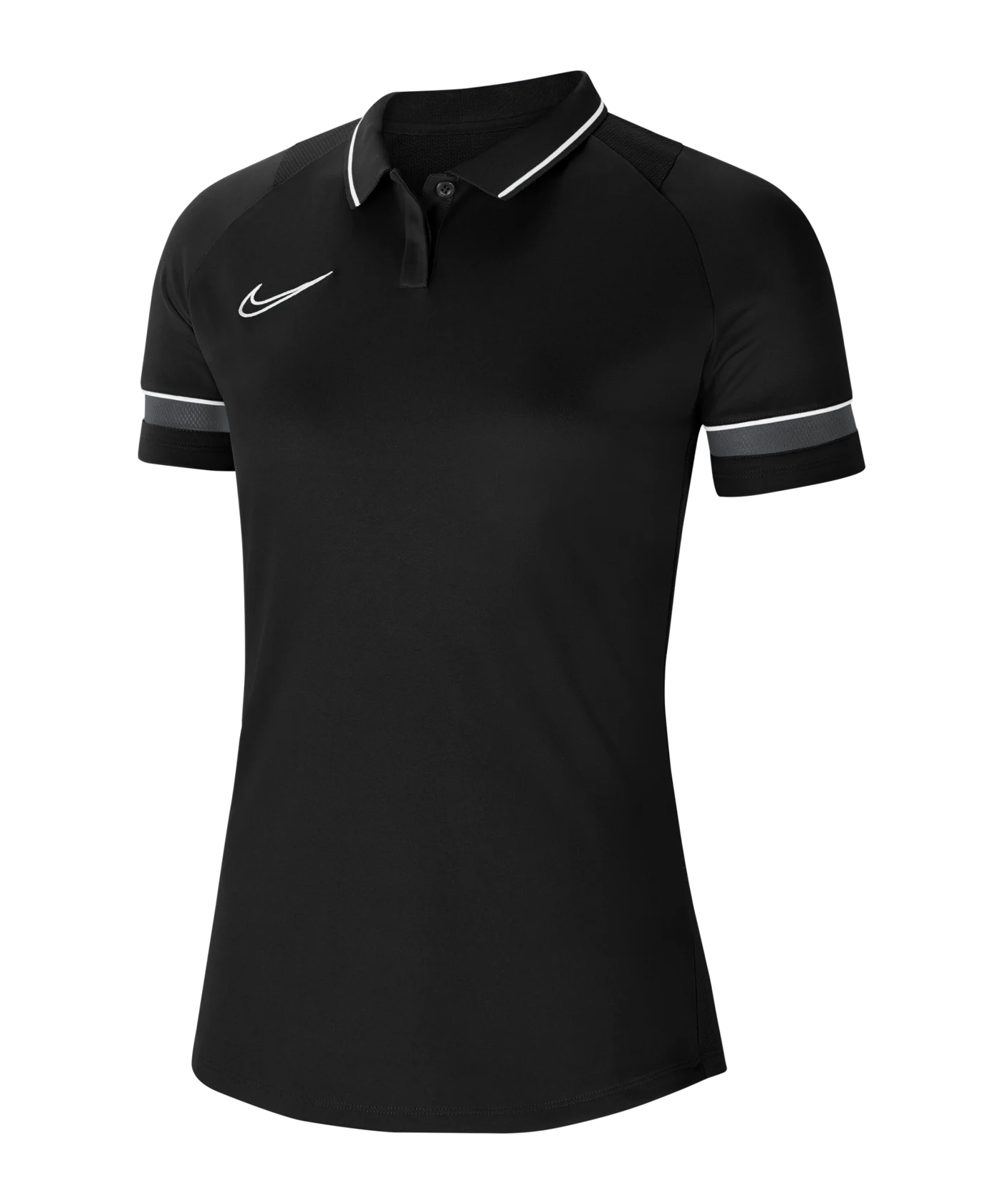 Nike Academy 21 Poloshirt Damen Schwarz Weiss F014