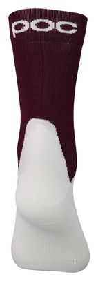 Chaussettes Poc Essential Road Rouge/Blanc