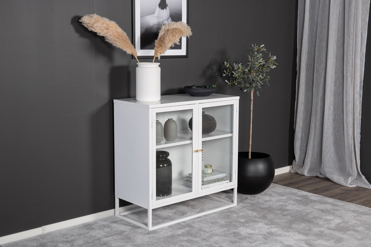 FjÃ´rd - Vitrinekastje Wit - 85x85cm - Bakal