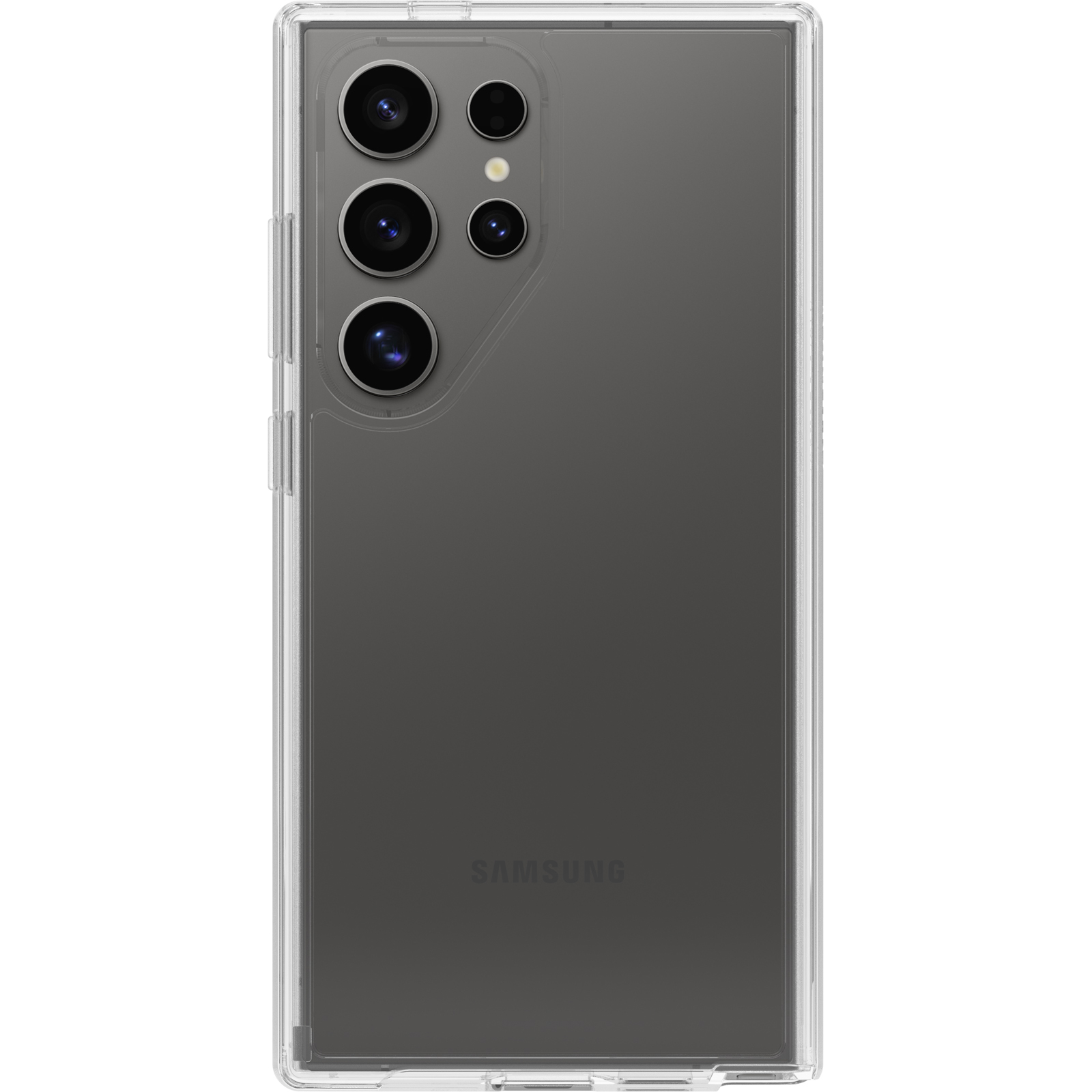 Samsung Galaxy S24 Ultra Antimikrobielle Schutz Hülle Symmetry Series Recycelter Kunststoff (77-94608) - Transparent