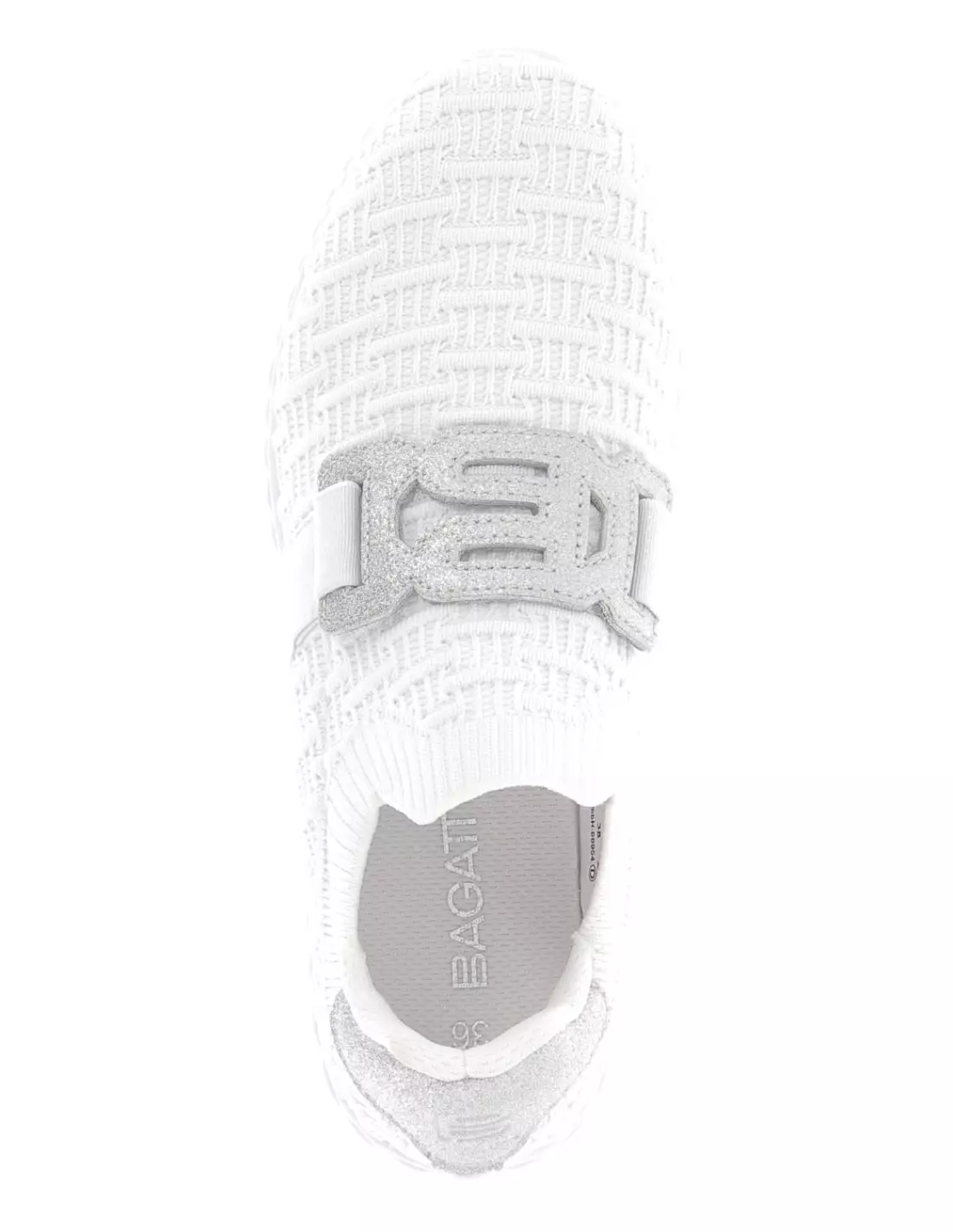 BAGATT CANDICE - Baskets WHITE/SILVER