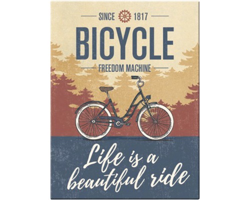 Magneet 6x8 cm Fiets