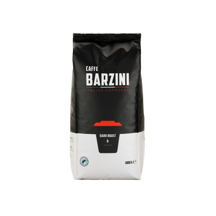 Koffie bonen 1kg Barzini Dark Roast RFA Bonen 1000 gram