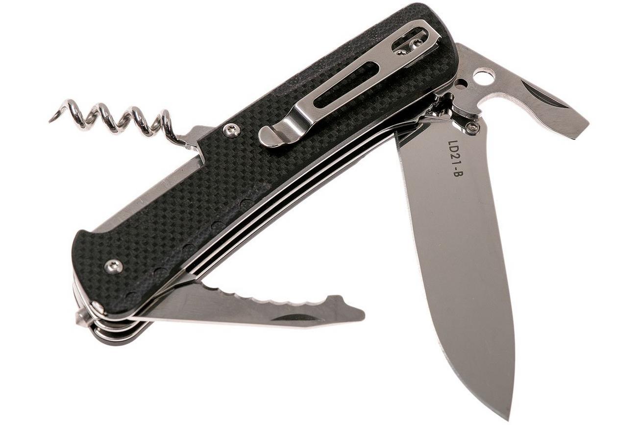 Ruike LD21-B Trekker zakmes, zwart