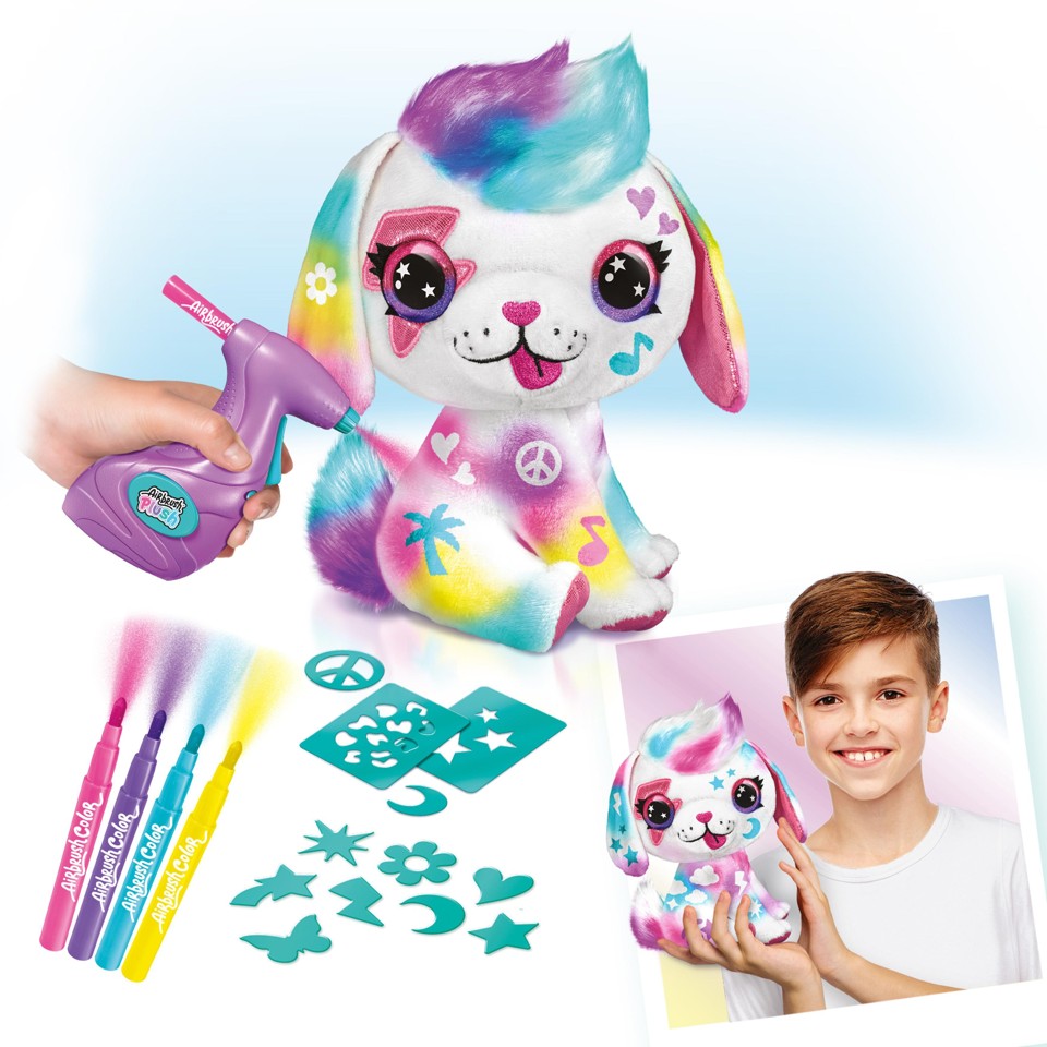 Airbrush Plush - Hundehvalp