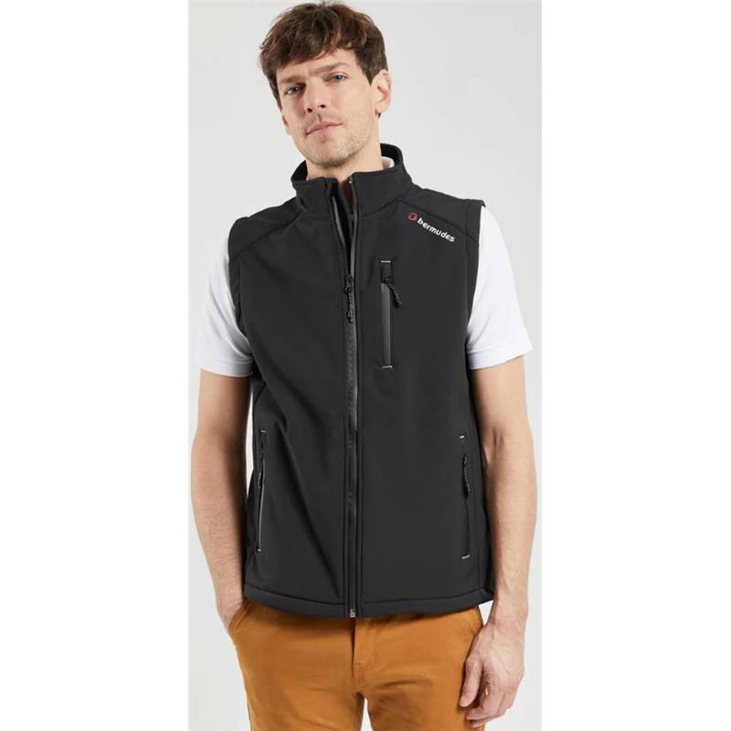 Softshell Sans Manche Homme Bermudes Sealine - Noir