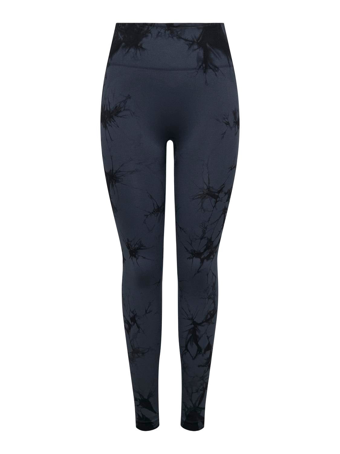 ONPTIE Hohe Taille Slim Fit Sportleggings Blue Graphite