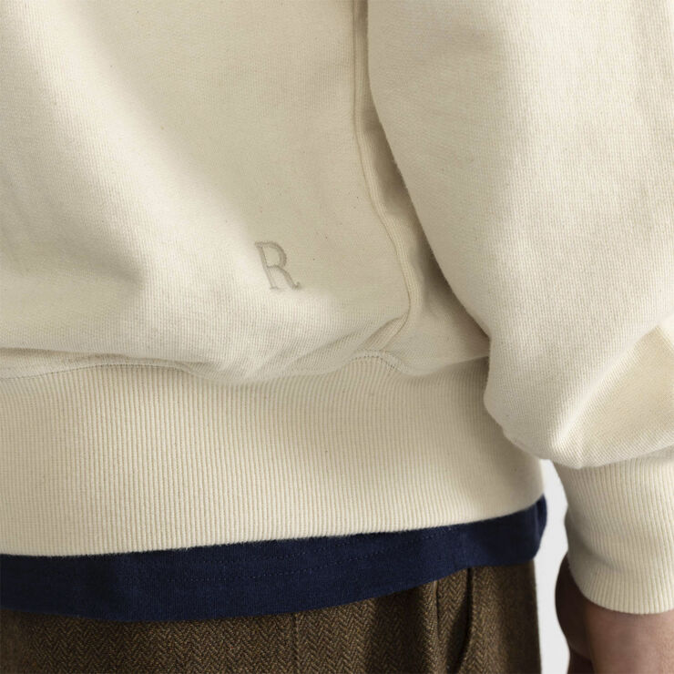 RVLT - Revolution Loose fit Hoddie with our brand R on back Offwhite