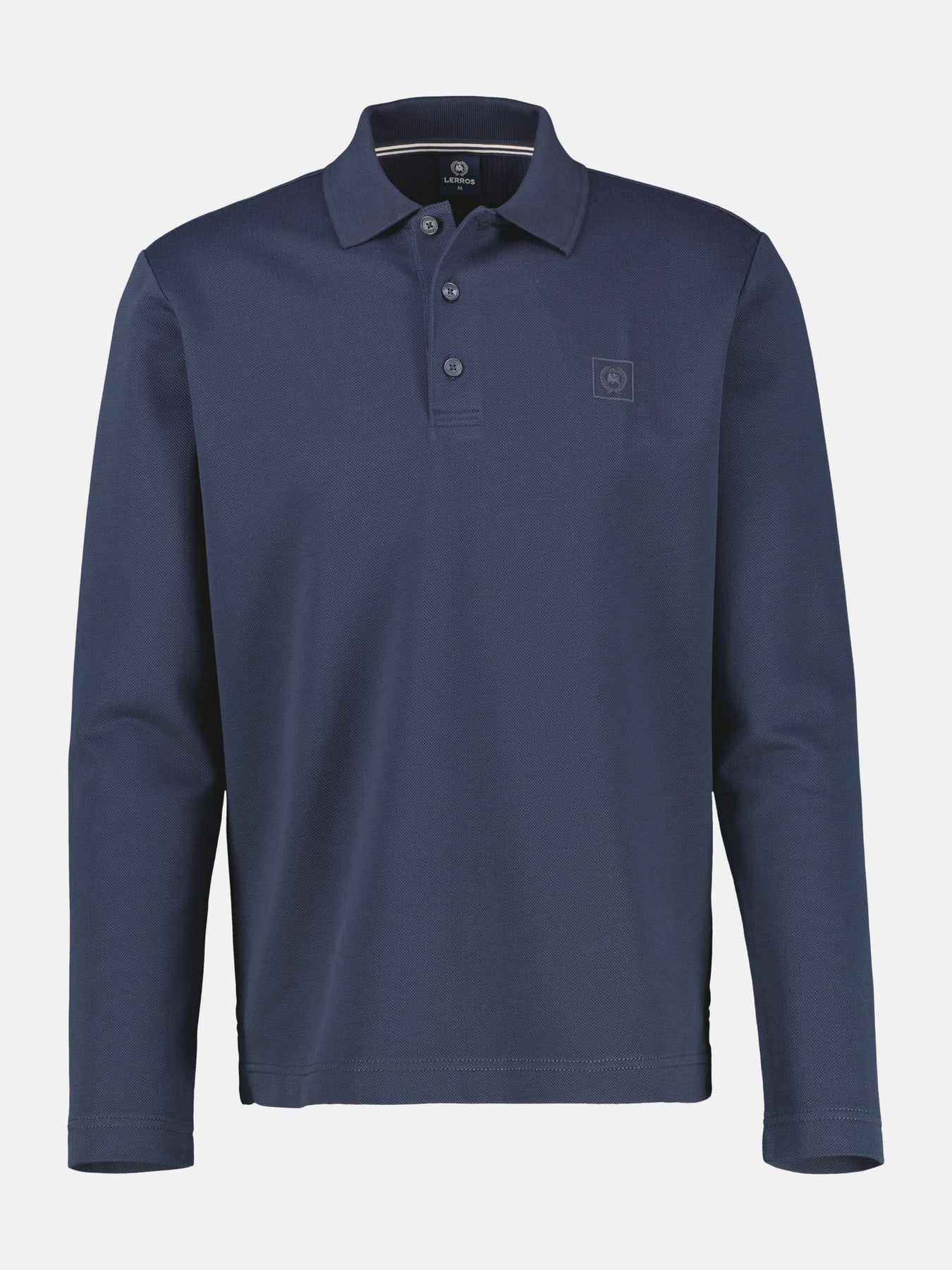 Langarm-Poloshirt, sportiv und modisch