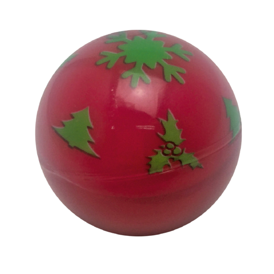 Jouet boule de Noël clignotante pour chien D.4.5 cm