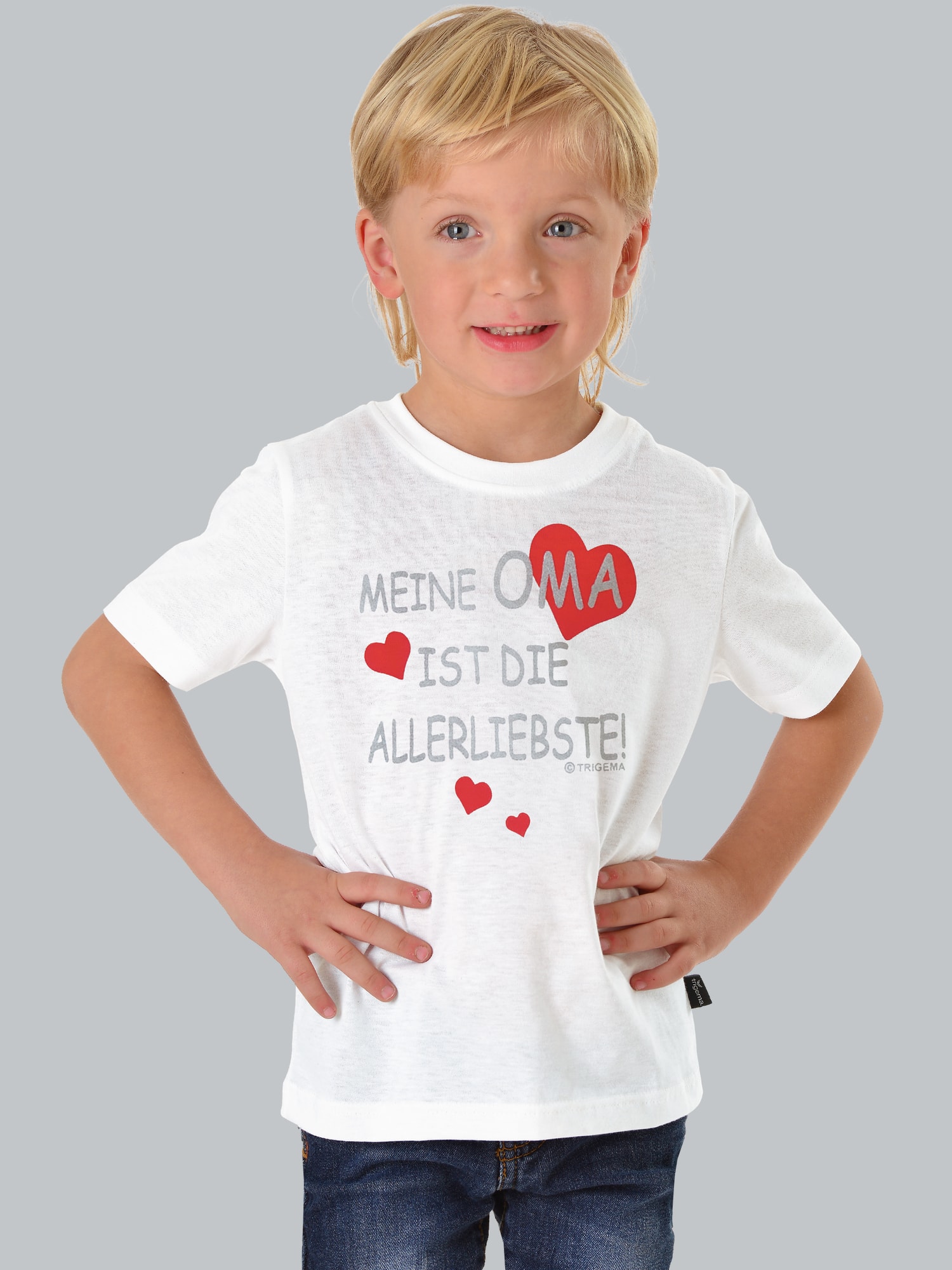 T-Shirt Omas Liebling Weiss