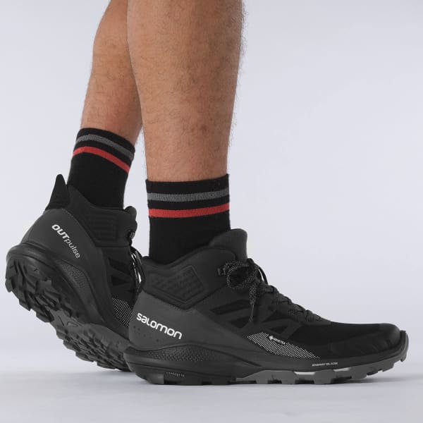 Chaussure de randonnée mid SALOMON OUTPULSE MID GTX BLACK PANTONE T