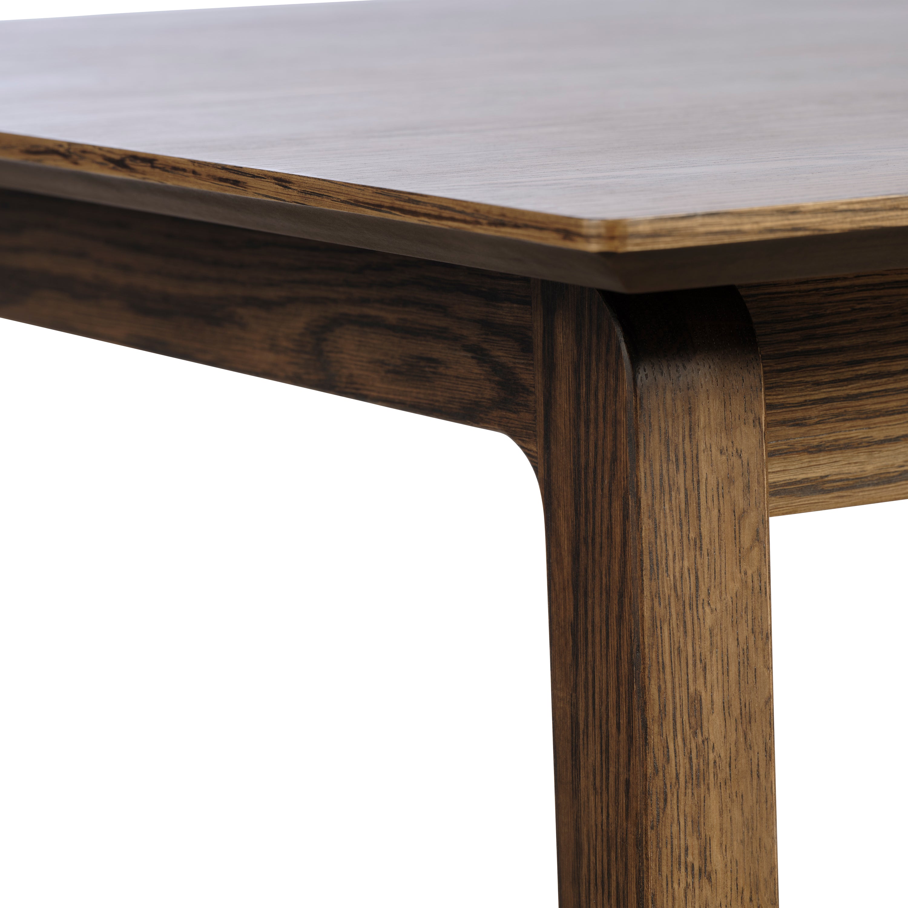 by fonQ Rollo Eettafel Uitschuifbaar 190/290 x 95 cm - Smoked Eiken