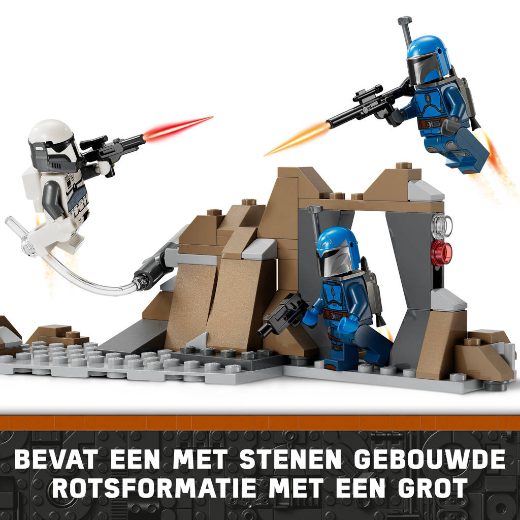 Nice Star Wars battle packThe Mandalorian Hinderlaag op Mandalore Battle Pack, Bouwbaar Speelgoed 75373