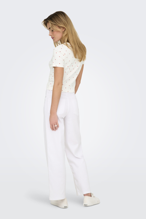 Only witte dames t-shirt