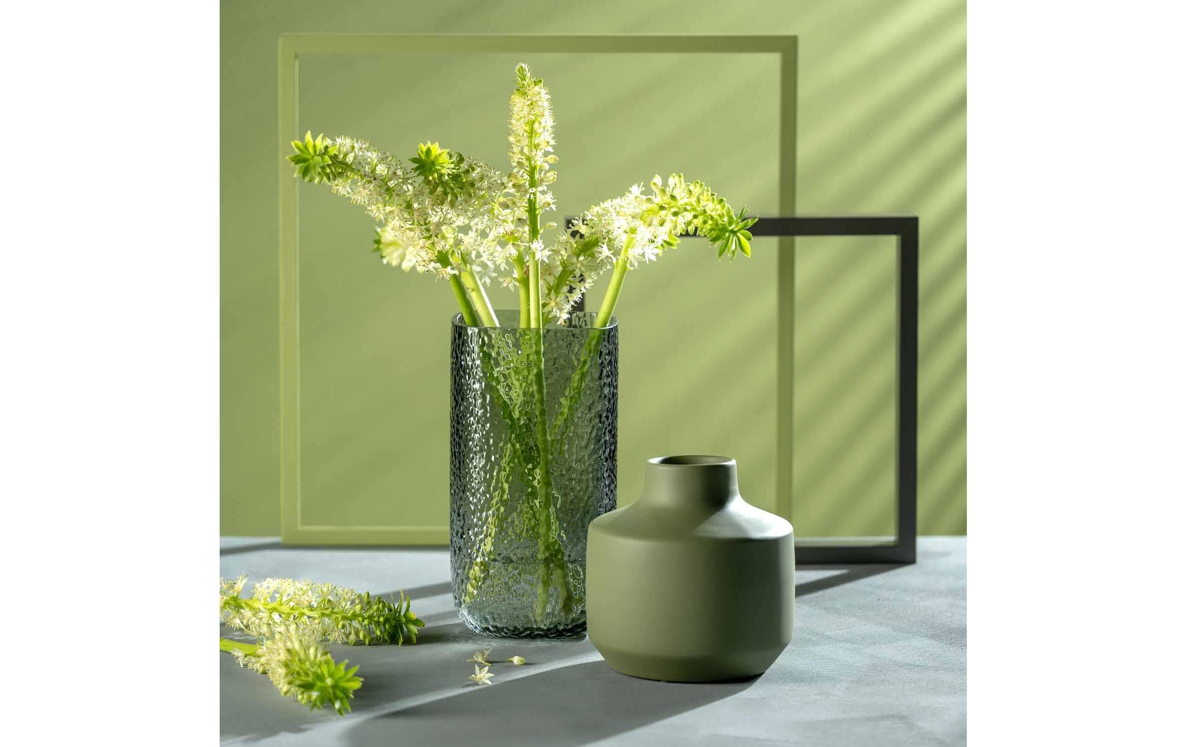 Vase Martello 29 cm, GrauBlumenvase