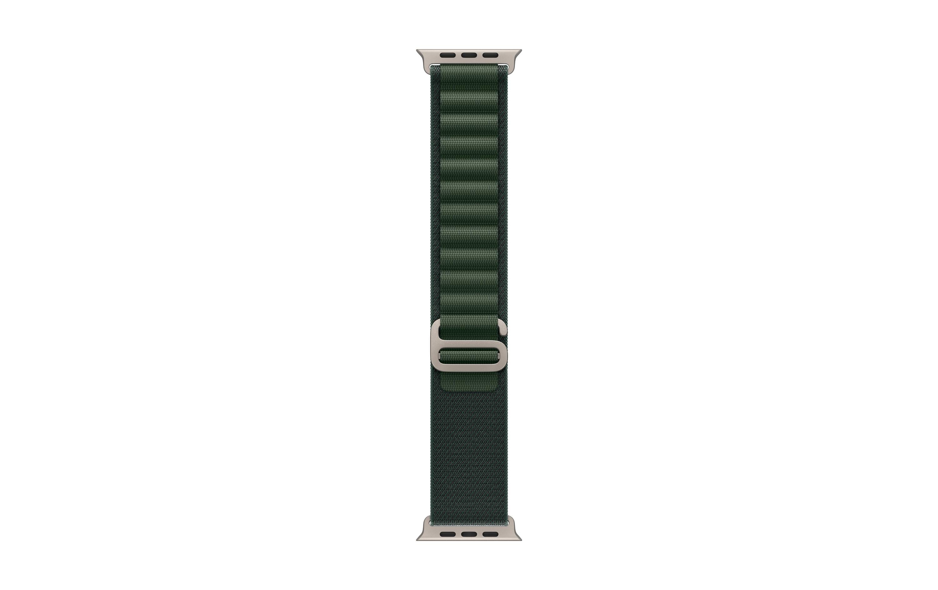 Alpine Loop 49 mm Dunkelgrün/Grau LRobustes Armband zu Apple Watch Ultra