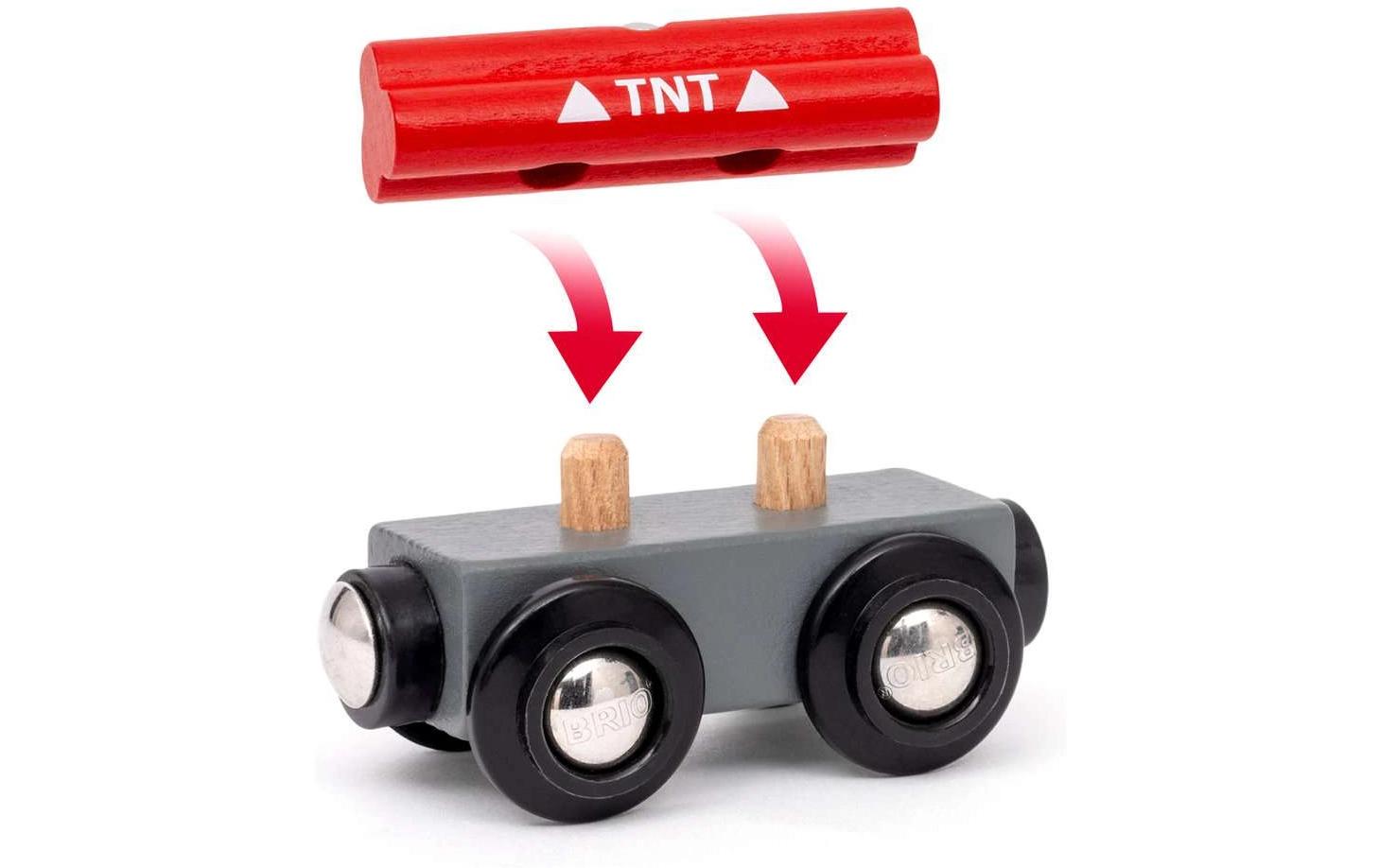 BRIO World Exploding TunnelSprengtunnel mit Waggon