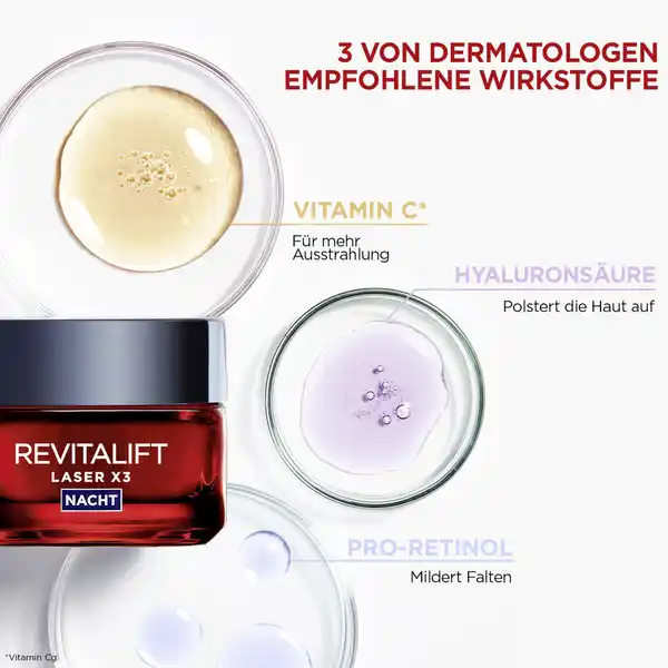 Anti-Age Nachtcreme Laser X3 Dreifach-Power