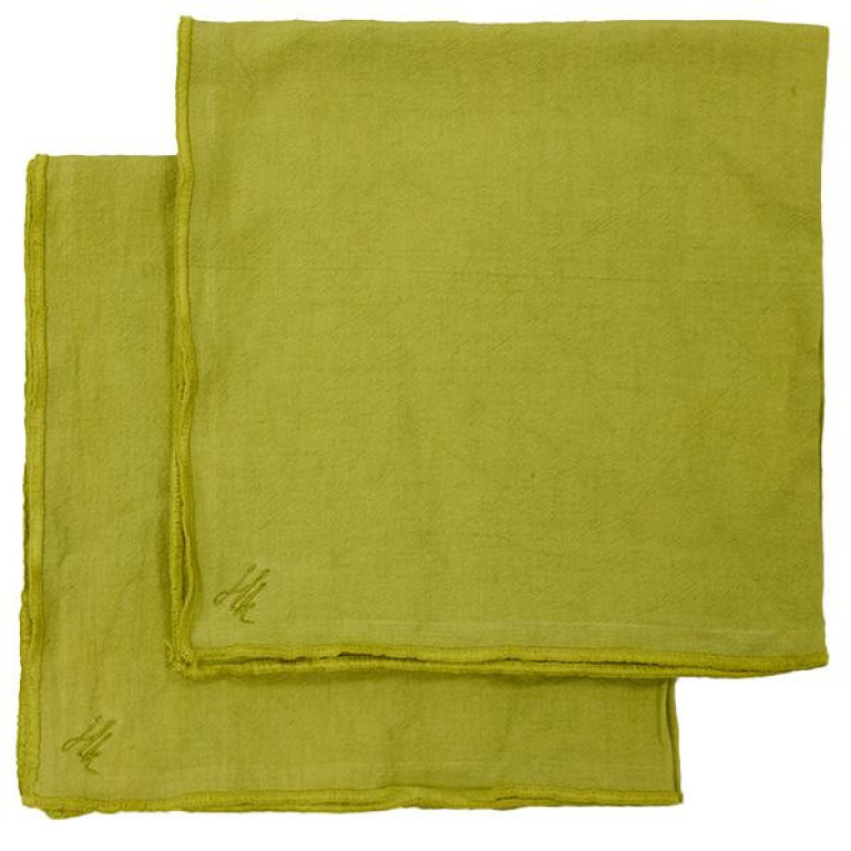 HKliving Ease servetten 50x50 set van 2 Citrus
