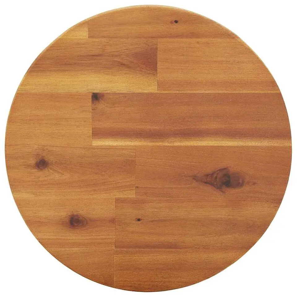 vidaXL - Barstoel - Bruin - Acaciahout - 2 stuks