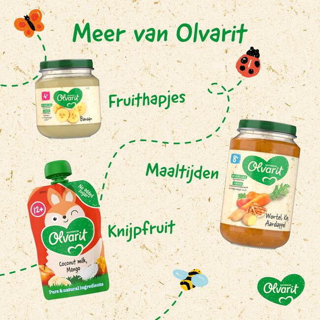 Olvarit Fijne Granen Babypap 6+ Maanden 200 GR