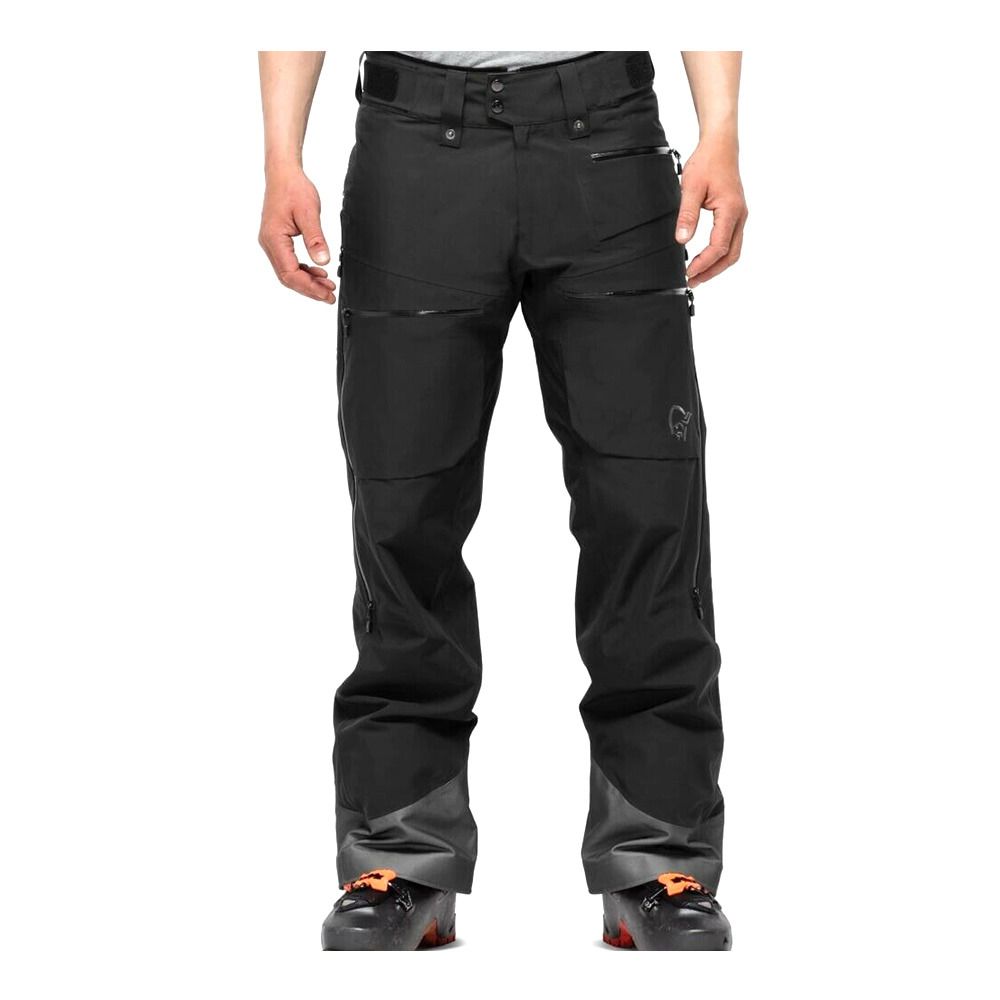 Norrona LOFOTEN GTX INSULATED - Pantalon ski Homme caviar