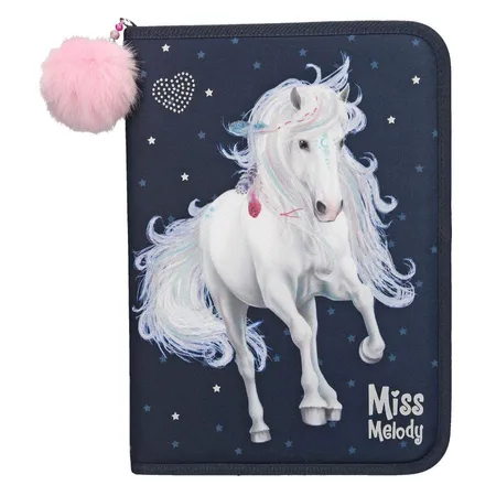 Depesche Miss Melody XXL Federtasche Blau