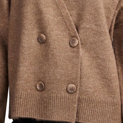 Pull femme Pcjuna Button V-Neck Cardigan Bc PIECES