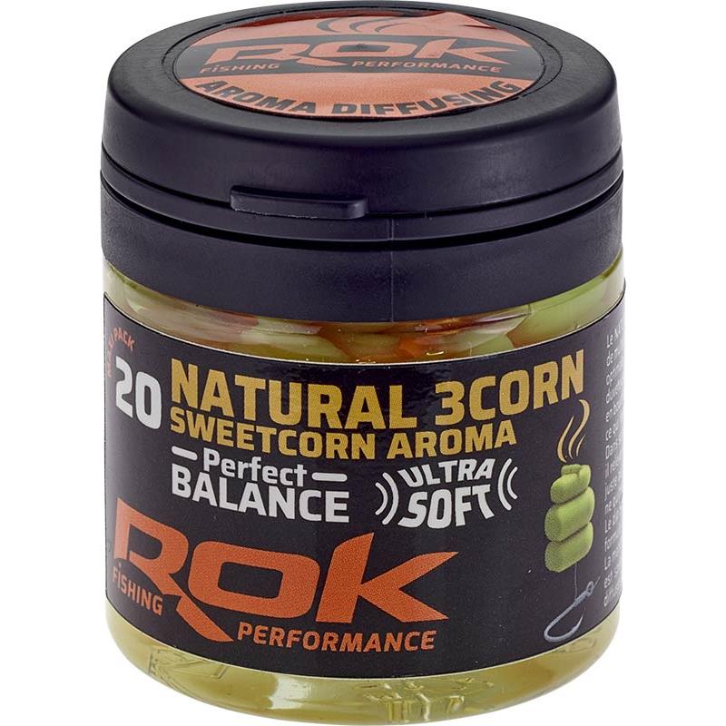Mais Artificiel + Trempage Rok Fishing Natural 3Corn Perfect Balance