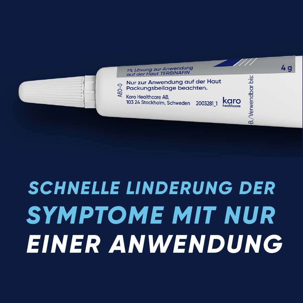 Lamisil Once® | Fußpilzbehandlung mit einer Anwendung | Lindert Juckreiz, Rissbildung | Antimykotische 4g