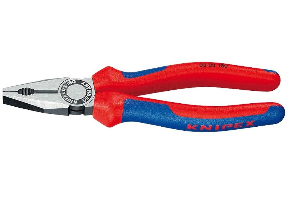 KOMBINASJONSTANG KNIPEX RØD/BLÅ 180MM