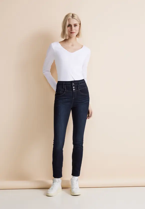 Slim Fit Jeans - dark blue soft wash