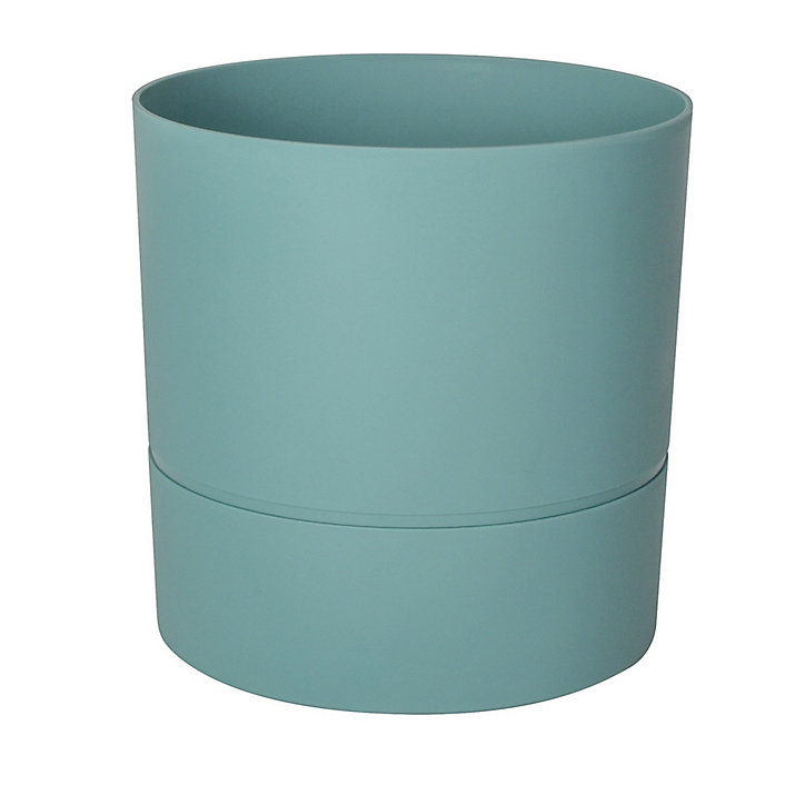Pot rond Aquaduo vert eucalyptus ø30 cm