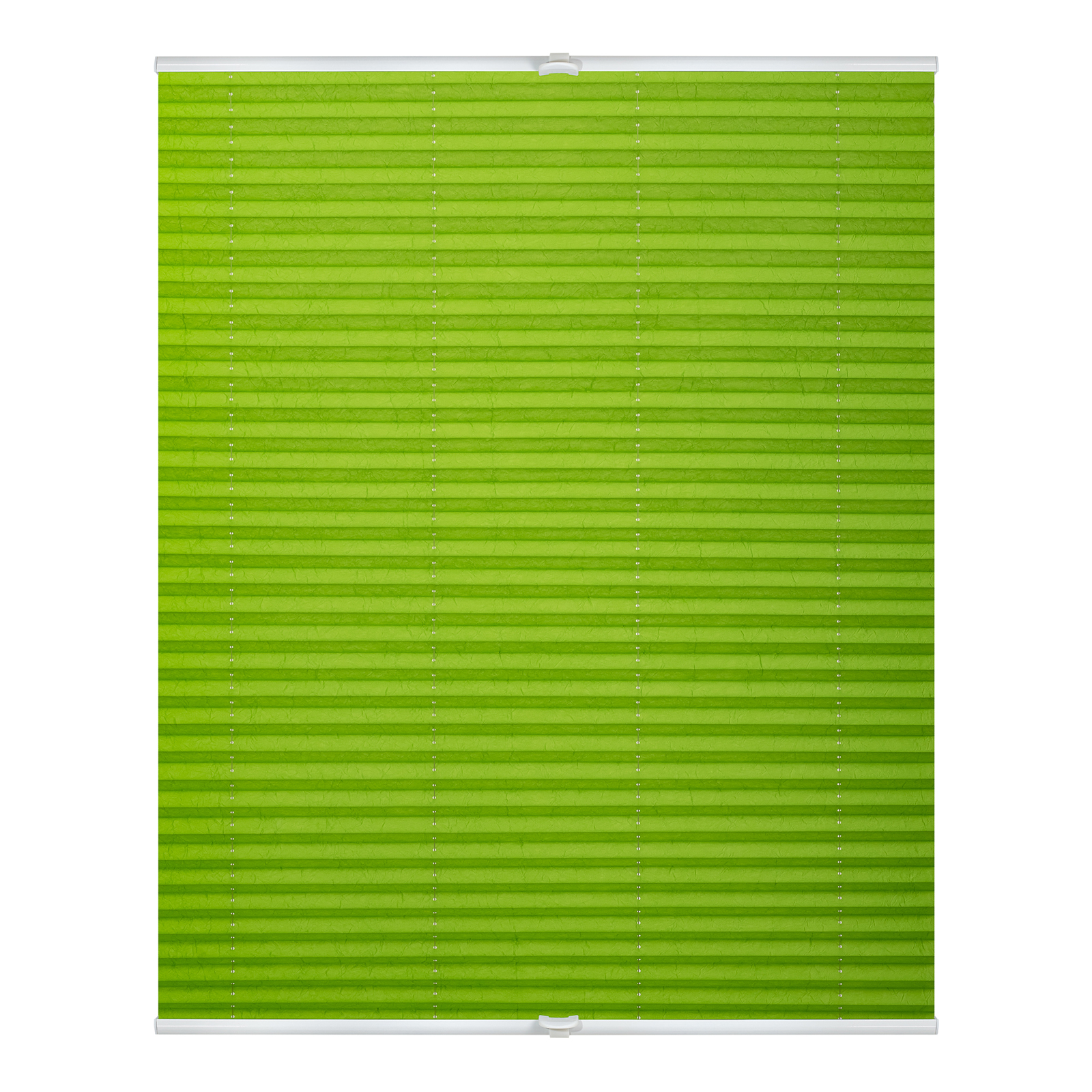 LICHTBLICK Plissee - grün - Crushed-Optik - 45x130 cm
