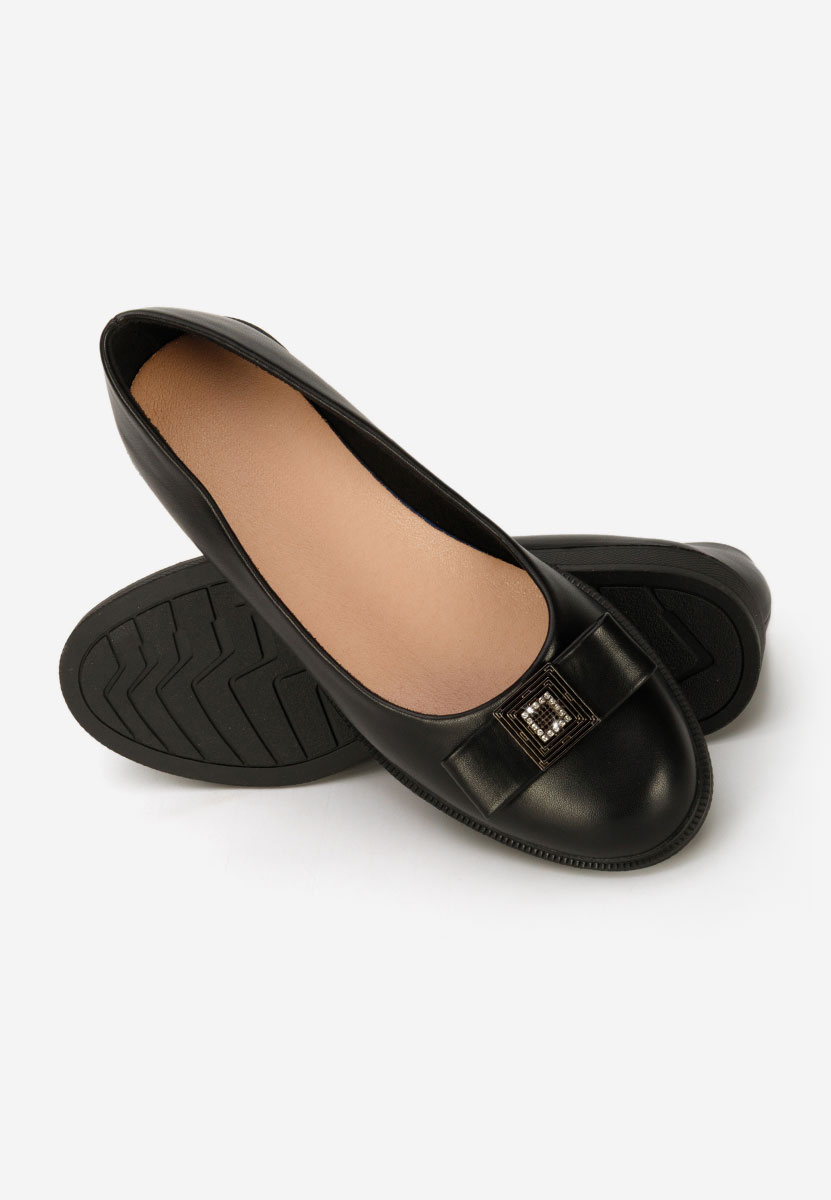 Ballerines femme noirs Sidiona