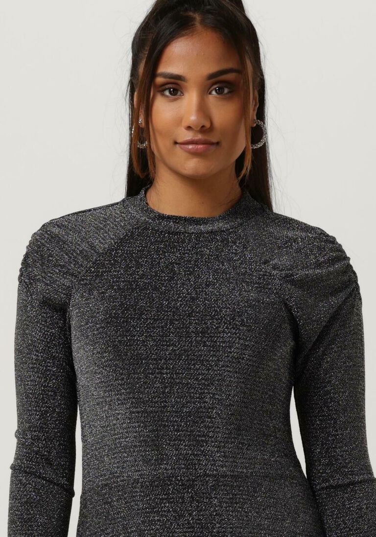 LOLLYS LAUNDRY zilveren lollys laundry midi jurk rosie dress