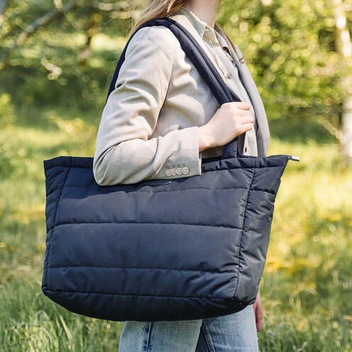 Sac à langer fourre-tout matelassé Noir - DONE BY DEER