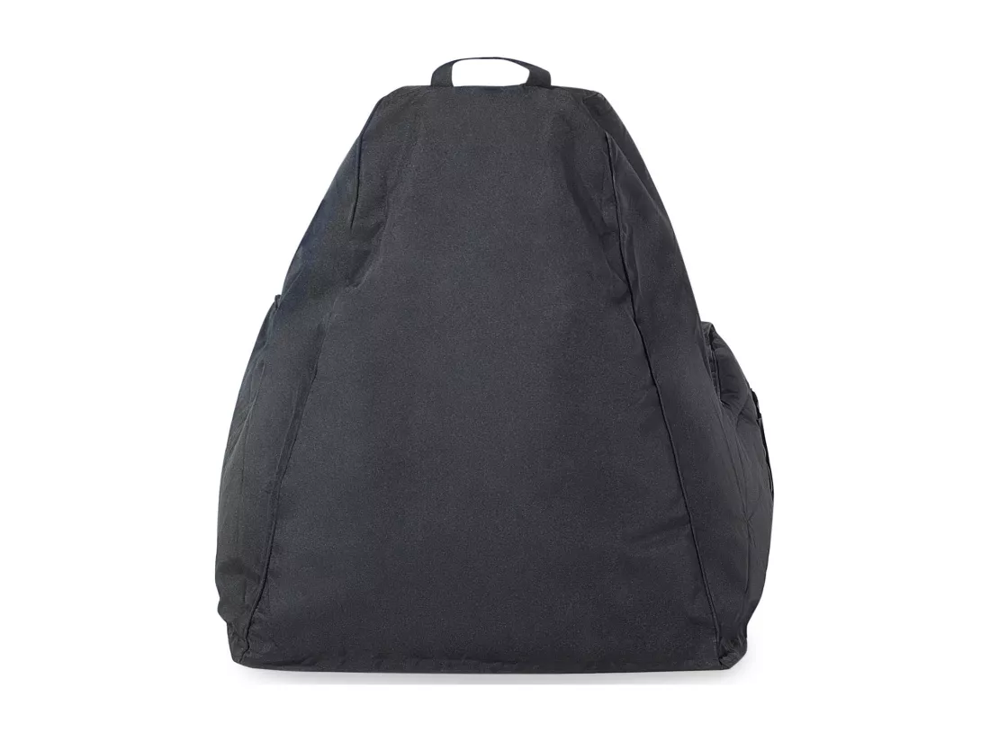 Pouf poire 200 L SIESTA 61 cm 100 cm Noir