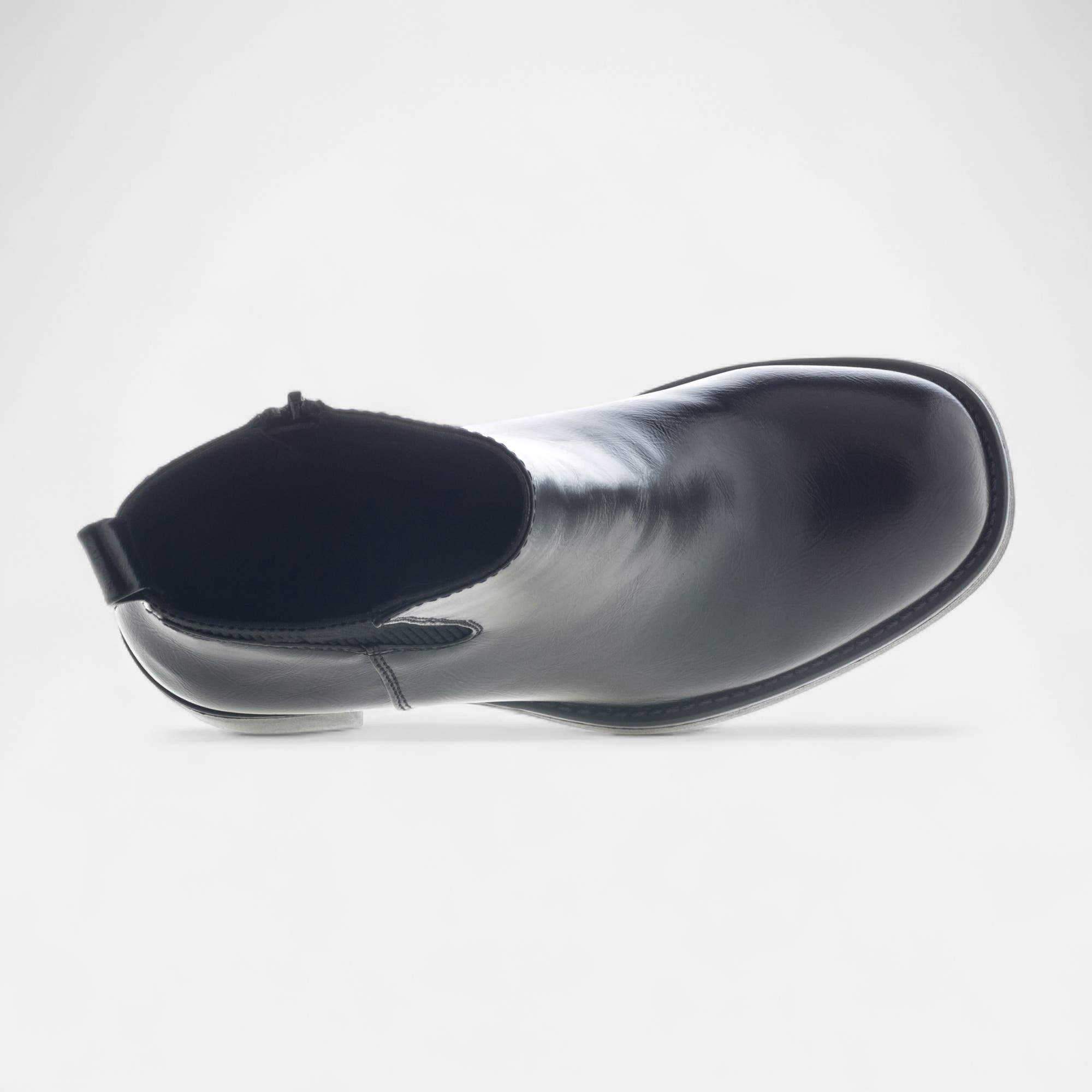 Bottines à talon Femme noir vernis
